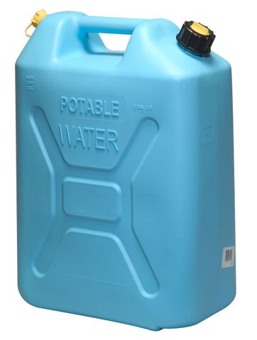 SCEPTER WATER CAN BLUE 20L PACK/4
