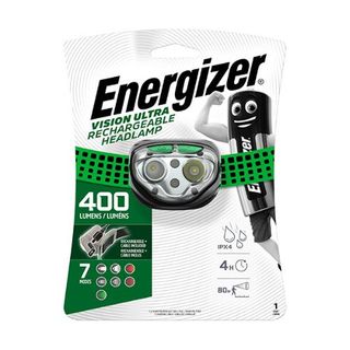 ENERGIZER RECHARGEABLE HEADLAMP LED GREEN 400LUMENS EA