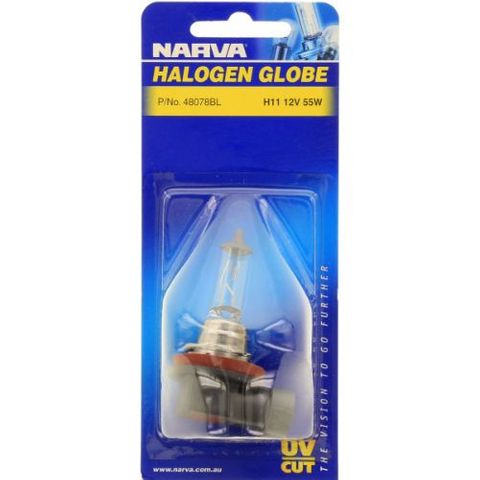 NARVA BULB H11 12V 55W PGJ19-2 HALOGEN (48078) BL/1