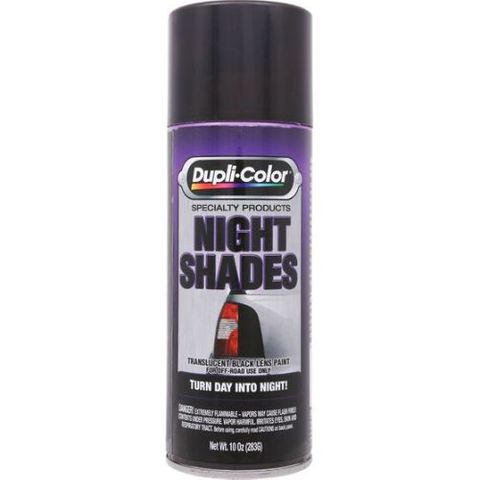 DUPLI-COLOR NIGHT SHADES LENS PAINT BLACK AEROSOL 283G EA