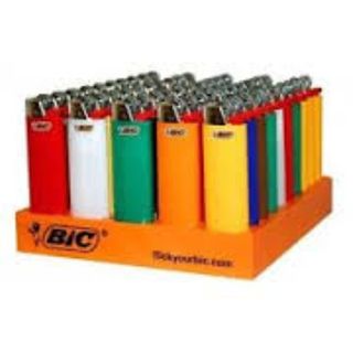 BIC LIGHTERS MAXI ASSORTED COLOURS DISPLAY CTN/600