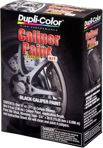 DUPLI-COLOR CALIPER KIT GLOSS BLACK AEROSOLS 236ML/311G  EA