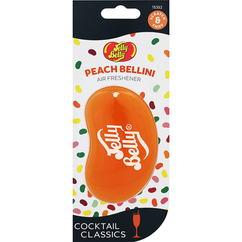 AIR FRESHENERS JELLY BELLY  PEACH BELLINI  BOX/6