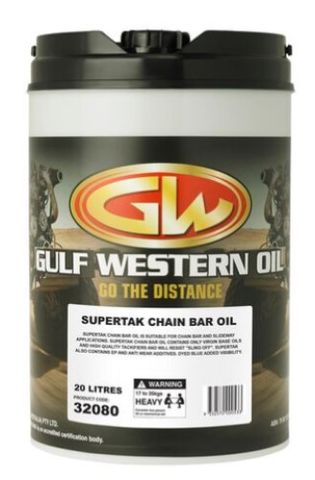 GULF WESTERN SUPERTAK CHAIN BAR OIL 20L EA