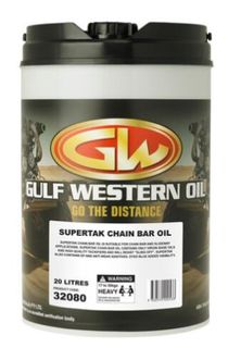 GULF WESTERN SUPERTAK CHAIN BAR OIL (32080) 20L EA