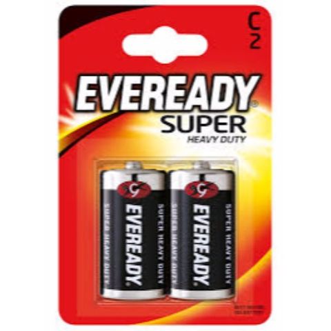 EVEREADY SUPER HEAVY DUTY BATTERY C BL/2