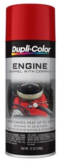 DUPLI-COLOR ENGINE PAINT ENAMEL FORD RED AEROSOL 340G EA