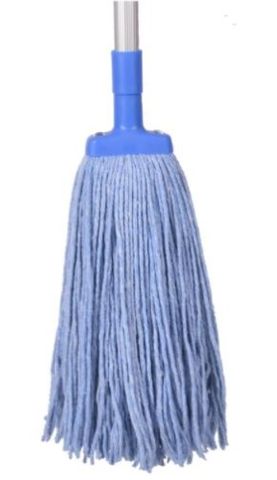 MOP HEAD REFILL COTTON BLUE 350GM EA