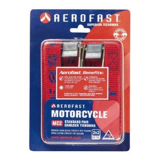 AEROFAST MOTORCYCLE CAMBUCKLE S-HOOK TIEDOWN 2M x 25MM 600KG EA