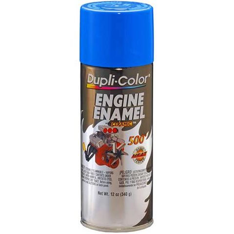 DUPLI-COLOR ENGINE PAINT ENAMEL FORD BLUE AEROSOL 340G EA