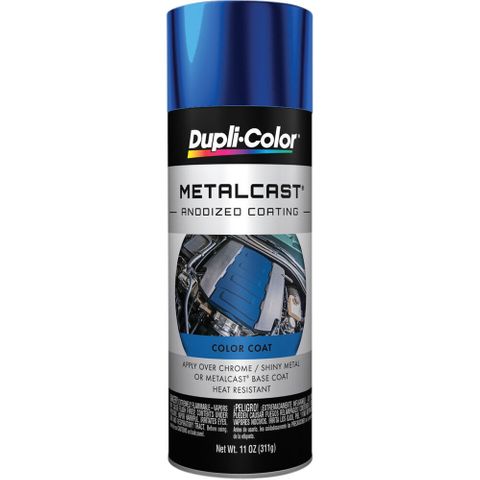 DUPLI-COLOR AUTOMOTIVE PAINT METALCAST ANODIZED BLUE AEROSOL 312G EA