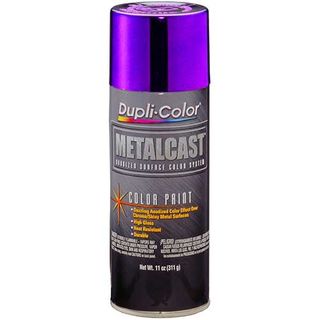 DUPLI-COLOR AUTOMOTIVE PAINT METALCAST ANODIZED PURPLE AEROSOL 312G EA