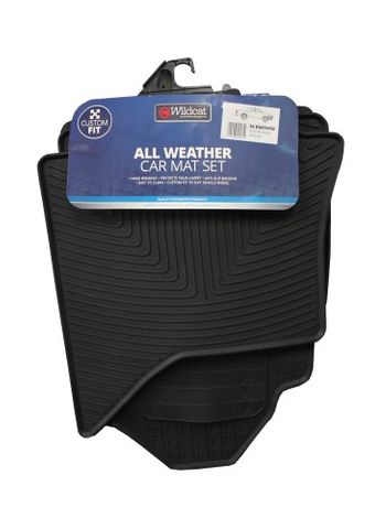 ALL WEATHER RUBBER FLOOR MATS (TOYOTA HILUX FROM 2017) SET