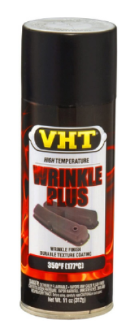 VHT WRINKLE PLUS PAINT BLACK AEROSOL 325ML EA