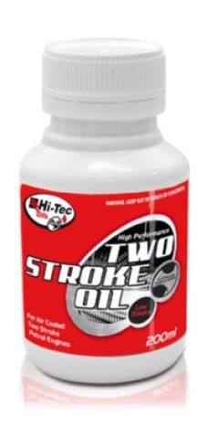 HI TEC TWO STROKE OIL (2 STROKE AIR COOLED) 200ML EA