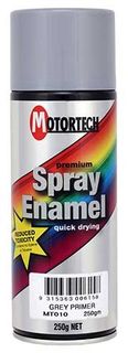 MOTORTECH SPRAY PAINT GREY PRIMER AEROSOL 250G EA