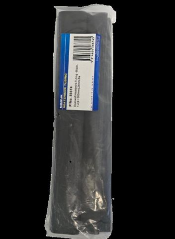 NARVA HEAT SHRINK TUBING D/WALL BLACK (24MM) 1.2M EA