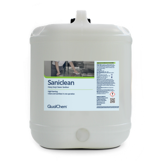 SANICLEAN HEAVY DUTY CLEANER AND SANITISER 20L EA