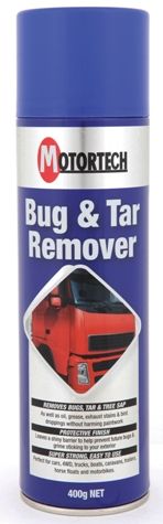 MOTORTECH BUG & TAR REMOVER AEROSOL 400G EA