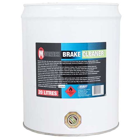 MOTORTECH BRAKE CLEANER 20L DRUM EA