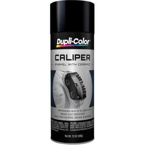DUPLI-COLOR CALIPER PAINT ENAMEL/RESIN GLOSS BLACK AEROSOL 340G EA