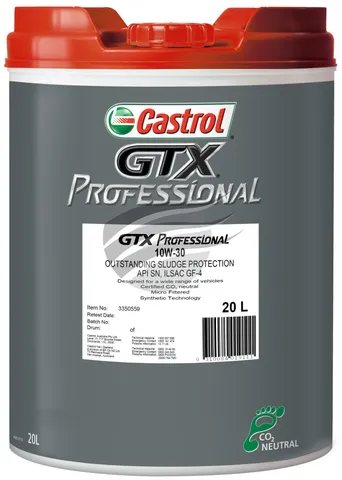 CASTROL GTX PRO 10W30 SN OIL (3375296) 60L EA