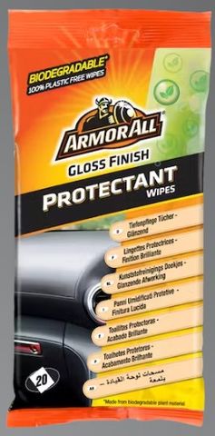 ARMOR ALL GLOSS PROTECTANT WIPES (FLOW PACK/20) EA