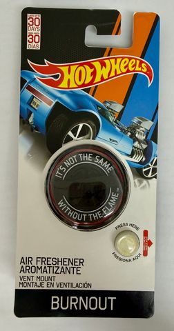 AIR FRESHENER HOT WHEELS (BURNOUT - VENT) EA