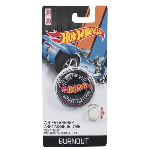 AIR FRESHENER HOT WHEELS (BURNOUT - VENT) EA