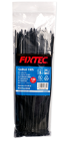 FIXTEC CABLE TIES BLACK 3.6 X 200MM  PACK/100