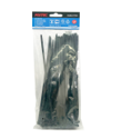 FIXTEC CABLE TIES BLACK 4.6 X 250MM  PACK/100