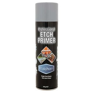 BALCHAN INDUSTRIAL ETCH PRIMER BLACK AEROSOL 400G EA