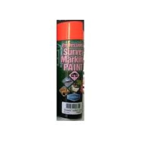 BALCHAN PROFESSIONAL SURVEY MARKING PAINT BRILLIANT ORANGE AEROSOL 350G EA