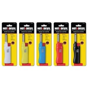 HOT DEVIL BBQ MICRO GAS LIGHTER REFILLABLE EA