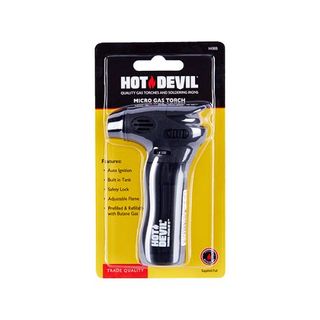 HOT DEVIL MICRO BUTANE REFILLABLE GAS TORCH BL/1