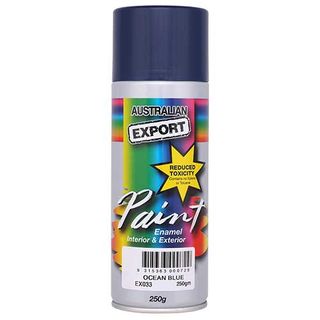 EXPORT ENAMEL SPRAY PAINT OCEAN BLUE AEROSOL 250G EA