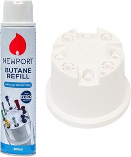 NEWPORT BUTANE LIGHTER GAS 250ML EA