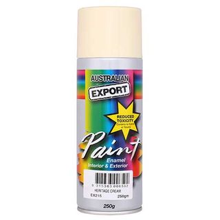 EXPORT ENAMEL SPRAY PAINT HERITAGE CREAM AEROSOL 250G EA