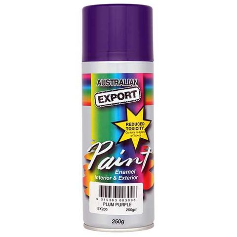 EXPORT ENAMEL SPRAY PAINT PLUM PURPLE AEROSOL 250G EA