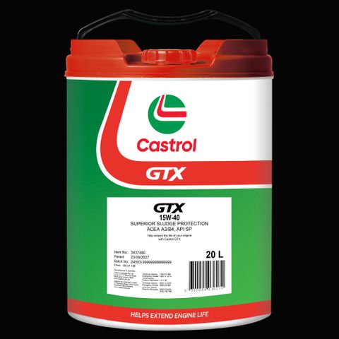 CASTROL GTX 15W40 (3437480) 20L EA