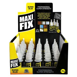 MAXIFIX PROFESSIONAL STRENGTH SUPERGLUE (211010) 20G EA