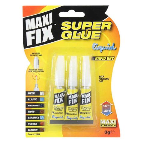 MAXIFIX PRECISION SUPERGLUE LIQUID (210062) 3G BL/3