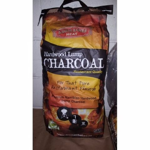 CHARCOAL ETOSHA HARDWOOD 5KG BAG EA