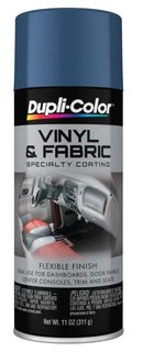 DUPLI-COLOR VINYL AND FABRIC SPRAY MEDIUM BLUE AEROSOL 312G EA