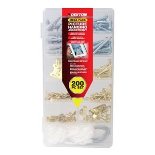 DEKTON PICTURE HANGING SET (DH03065) PACK/200