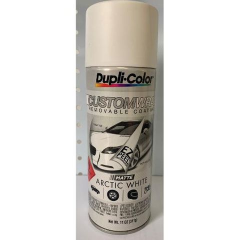 DUPLI-COLOR CUSTOM WRAP - MATTE ARTIC WHITE 311G EA
