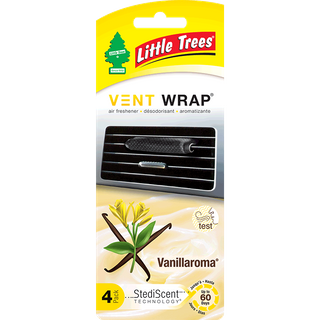 LITTLE TREES VENT WRAP VANILLAROMA PACK/4