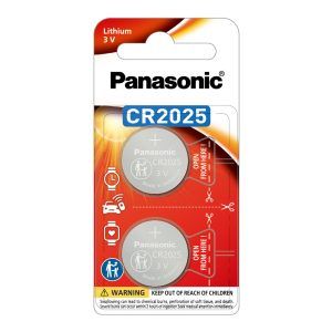 PANASONIC COIN BATTERIES CR2025 BL/2