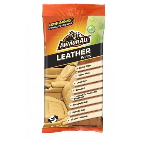 ARMOR ALL LEATHER WIPES (FLOW PACK/20) EA