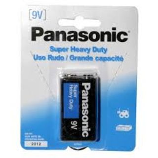 PANASONIC SUPER HEAVY DUTY BATTERIES 9V BL/1